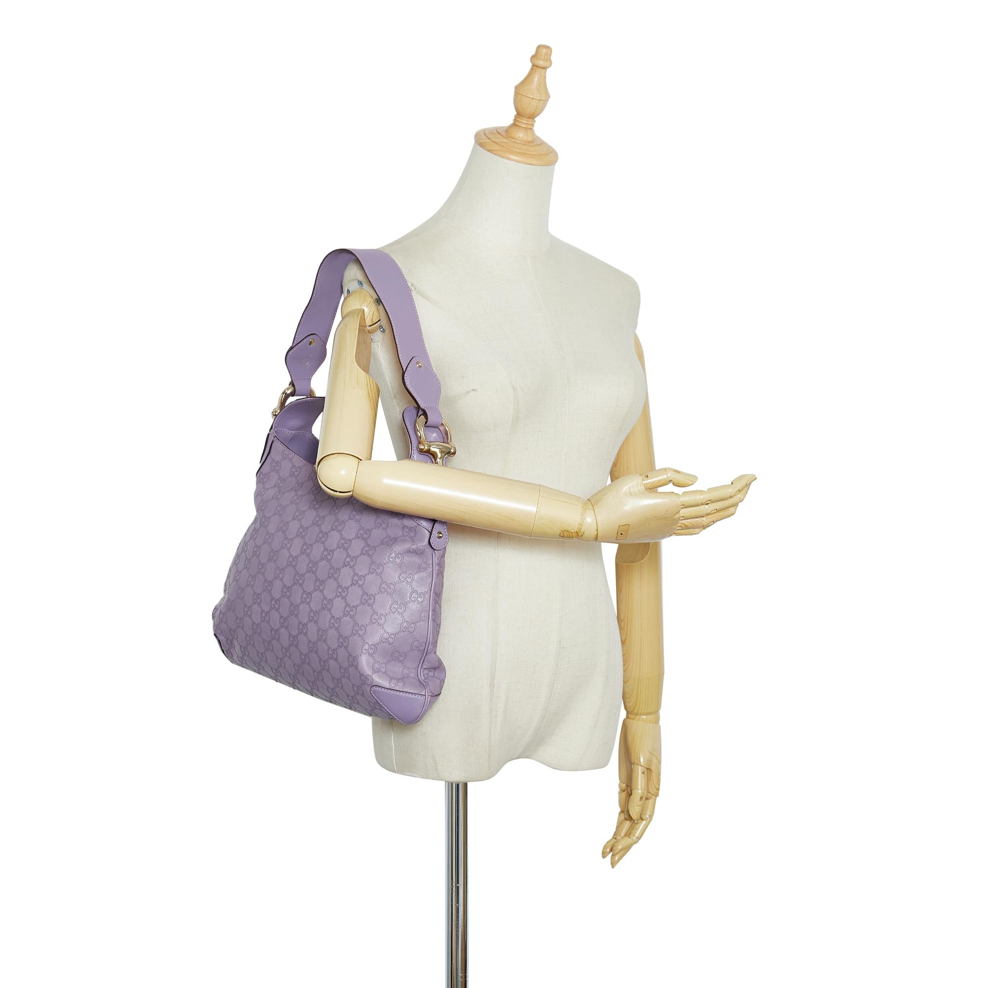 Gucci Guccissima Horsebit Creole Hobo (SHG-lpn8Nv)