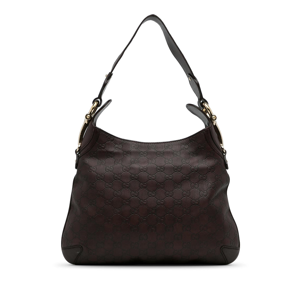 Gucci Guccissima Horsebit Creole Hobo (SHG-pRoFuj)