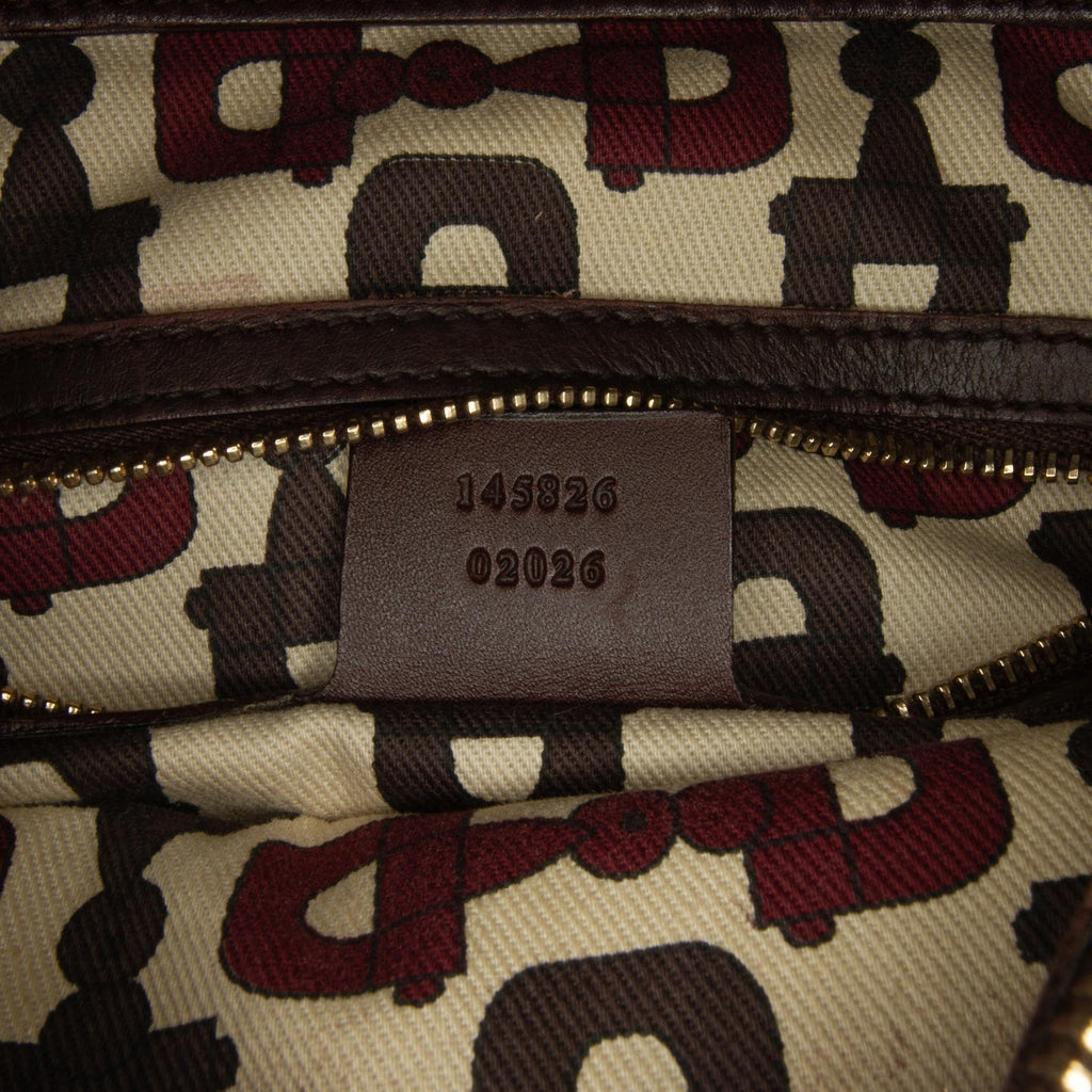 Gucci Guccissima Horsebit Creole Hobo (SHG-pRoFuj)