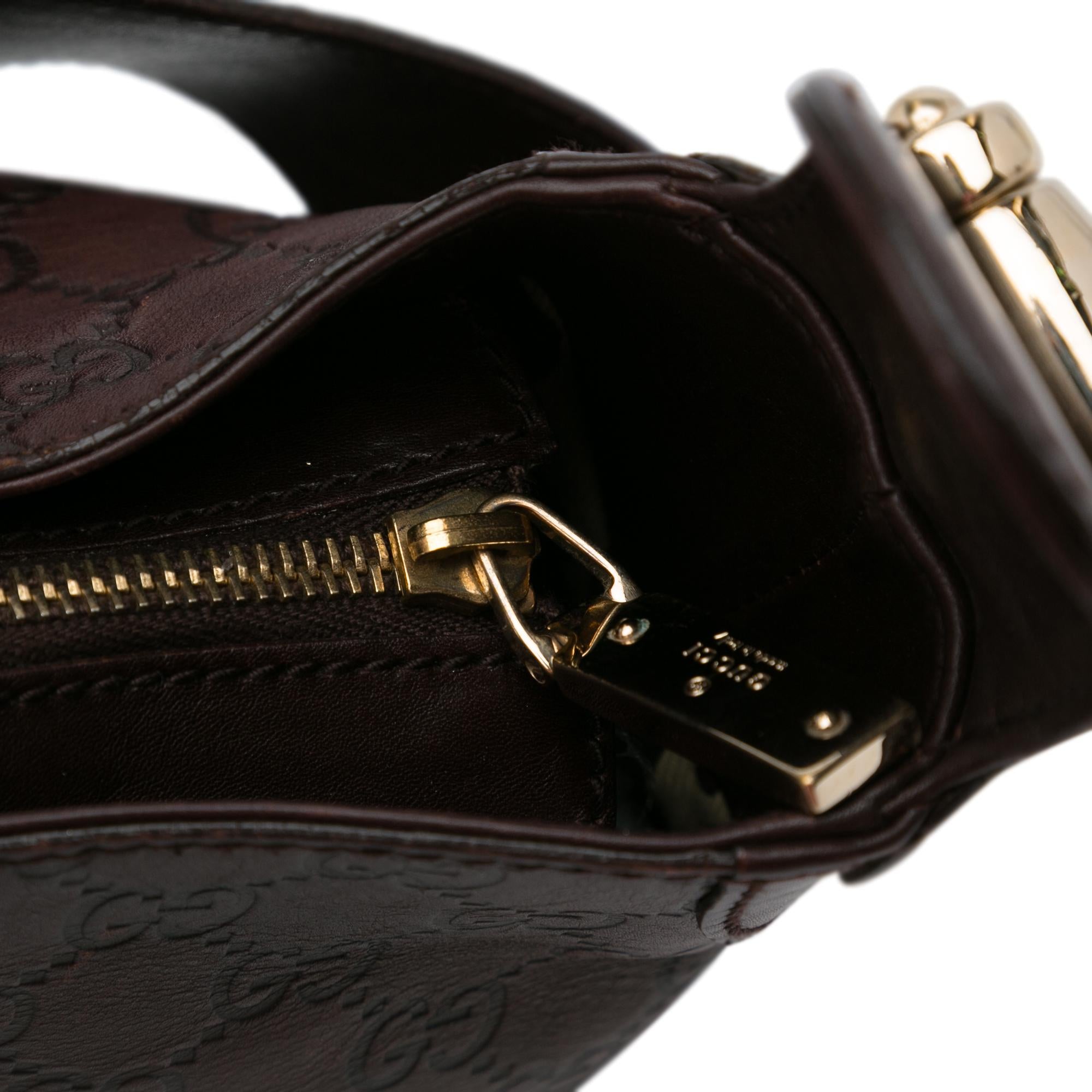 Gucci Guccissima Horsebit Creole Hobo (SHG-pRoFuj)