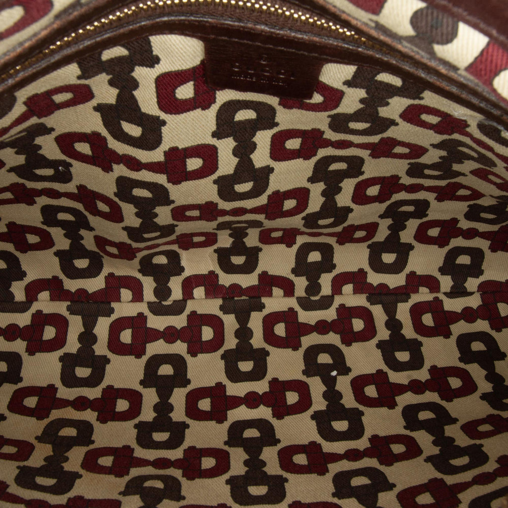 Gucci Guccissima Horsebit Creole Hobo (SHG-pRoFuj)
