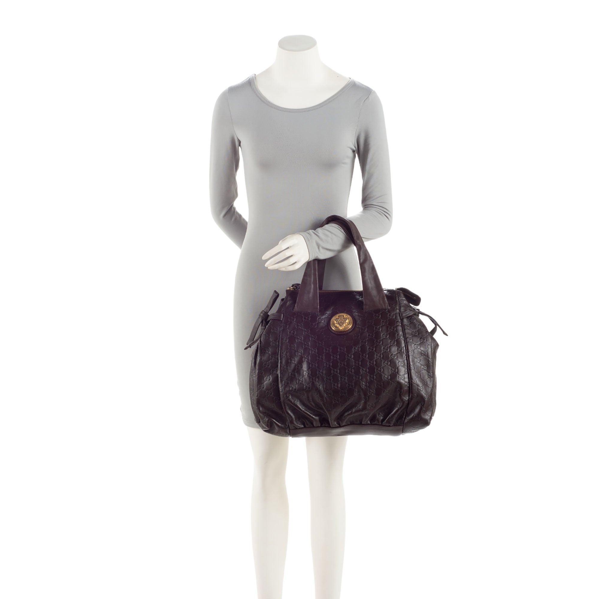 Gucci Guccissima Leather Hysteria Tote (SHF-U9A7KY)