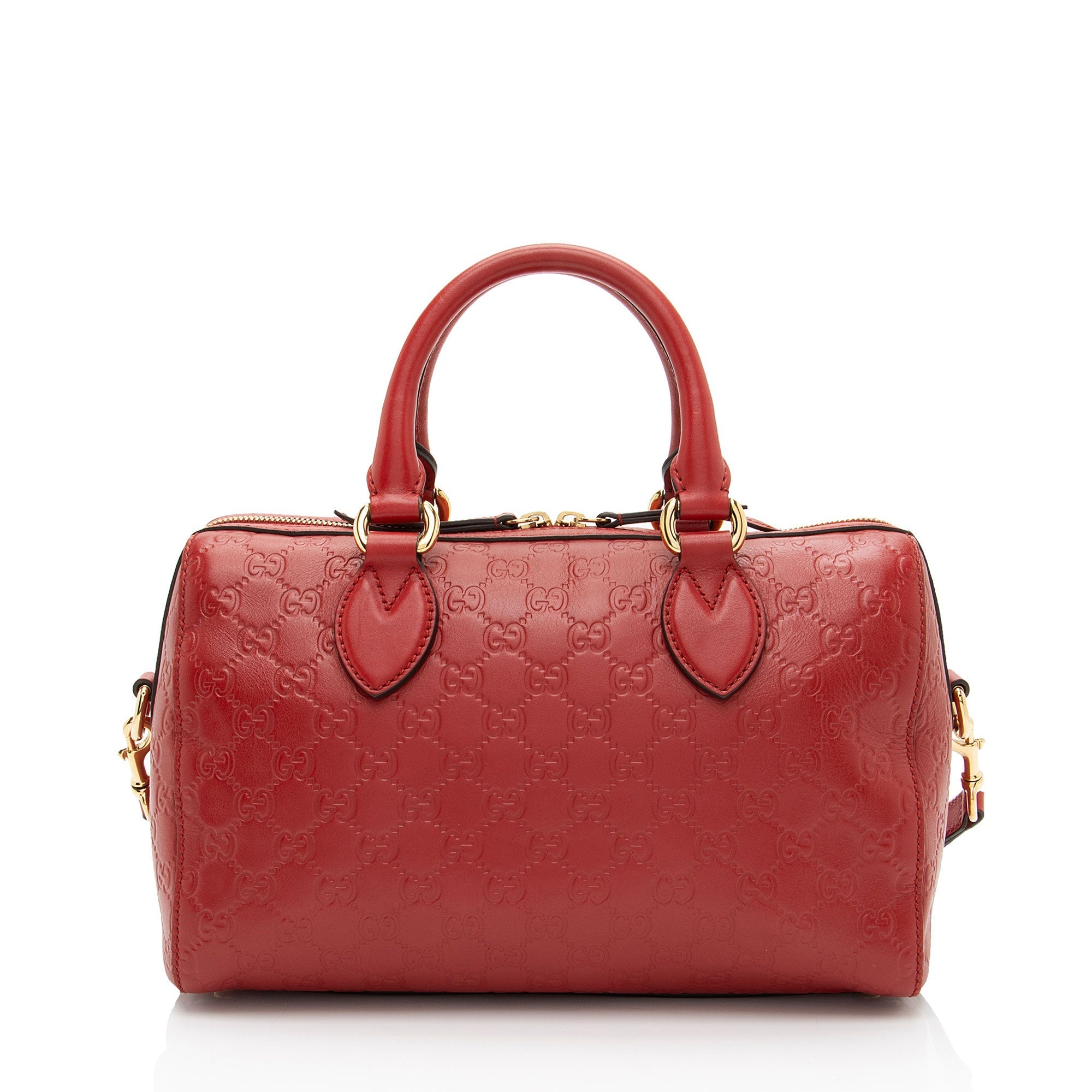Gucci Guccissima Leather Boston Bag