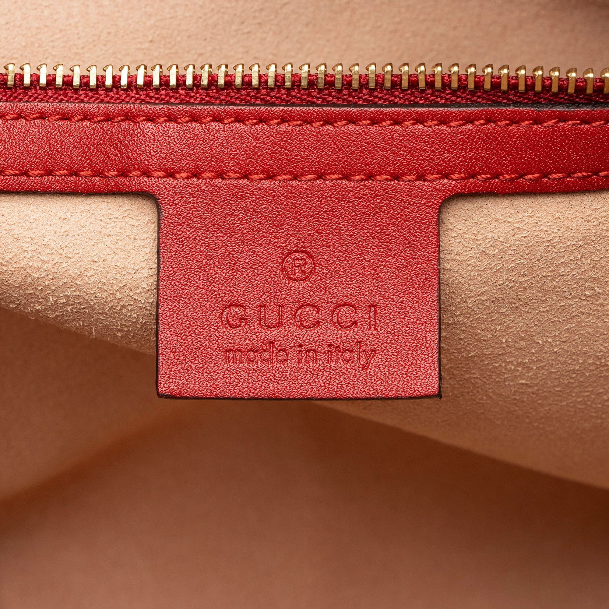 Gucci Guccissima Leather Boston Bag