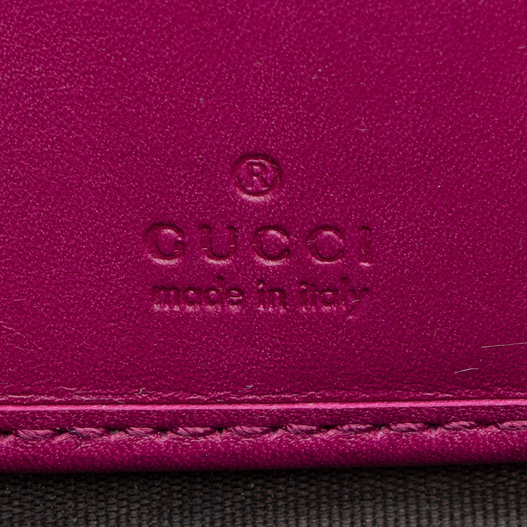 Gucci Guccissima Leather Bree Zip Around Wallet (SHF-s1cU37)