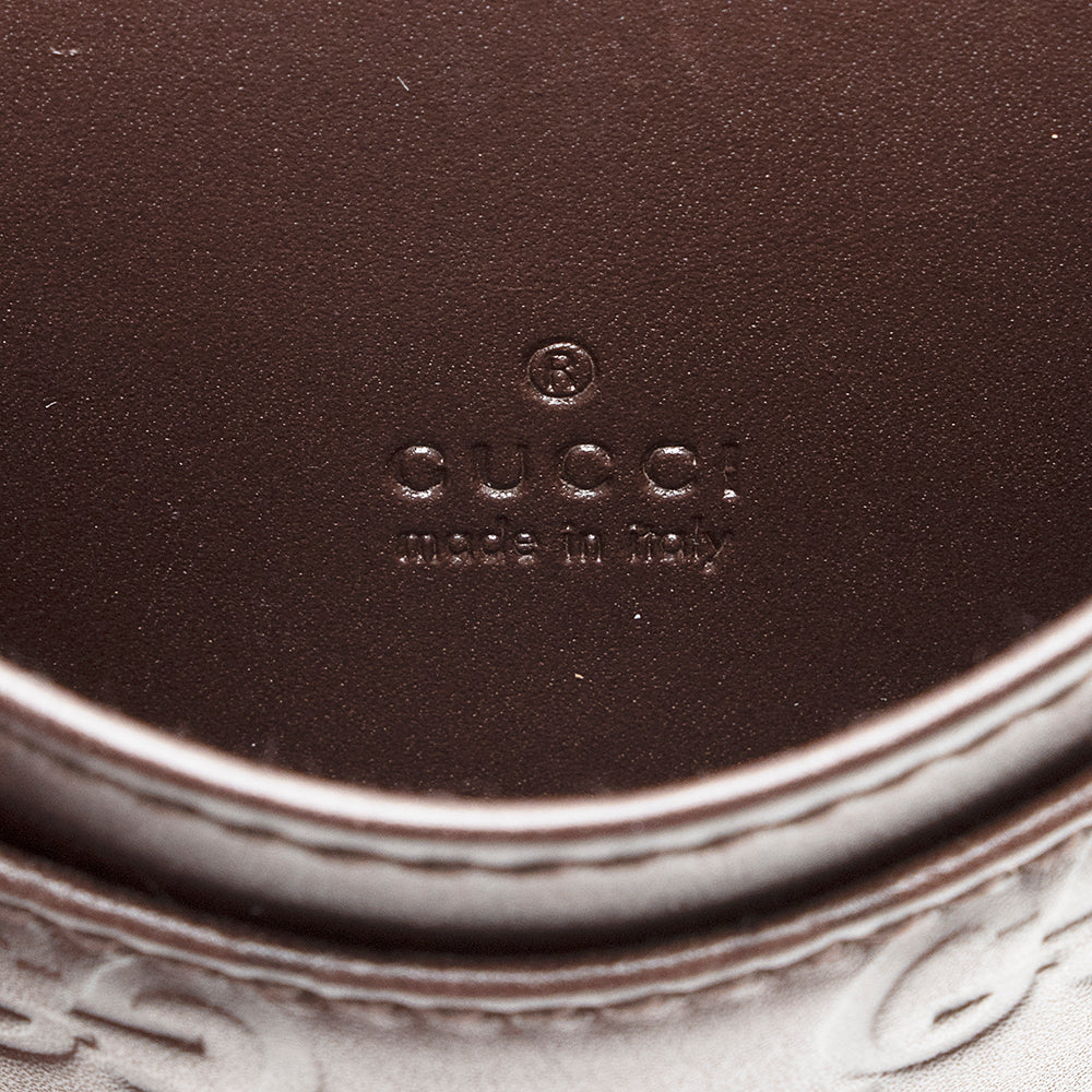 Gucci Guccissima Leather Card Case (SHF-19902)