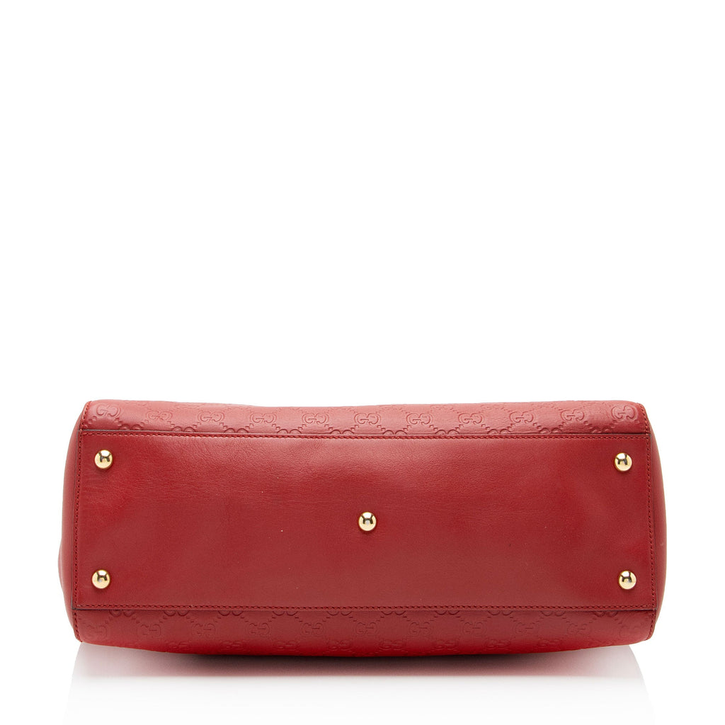 Gucci Guccissima Leather Chain Large Shoulder Bag (SHF-oF32dq)