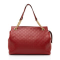 Gucci Guccissima Leather Chain Large Shoulder Bag (SHF-oF32dq)