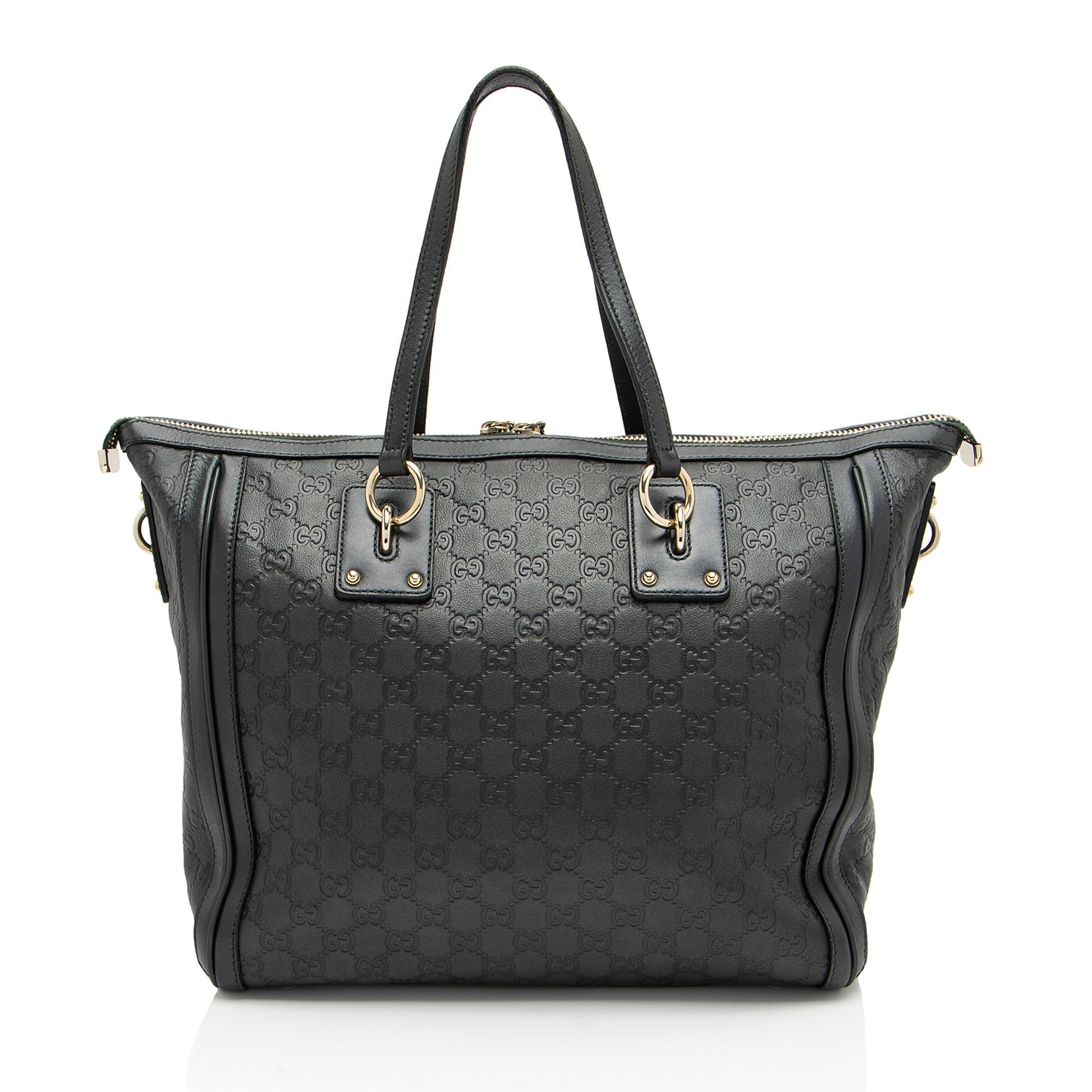 Gucci Guccissima Leather Charm Medium Tote (SHF-pSuRcq)
