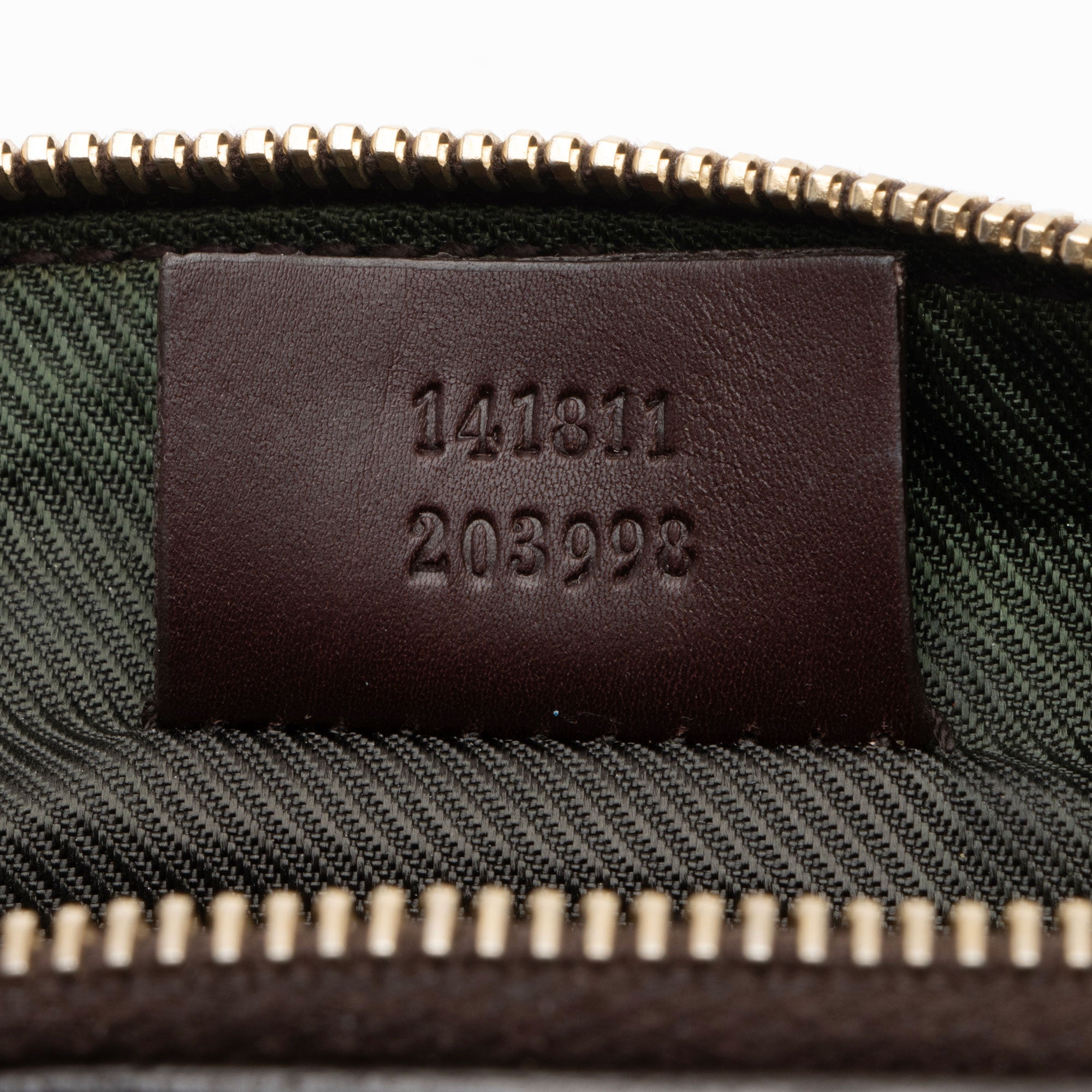Gucci Guccissima Leather Cosmetic Pouch (SHF-gdae9s)