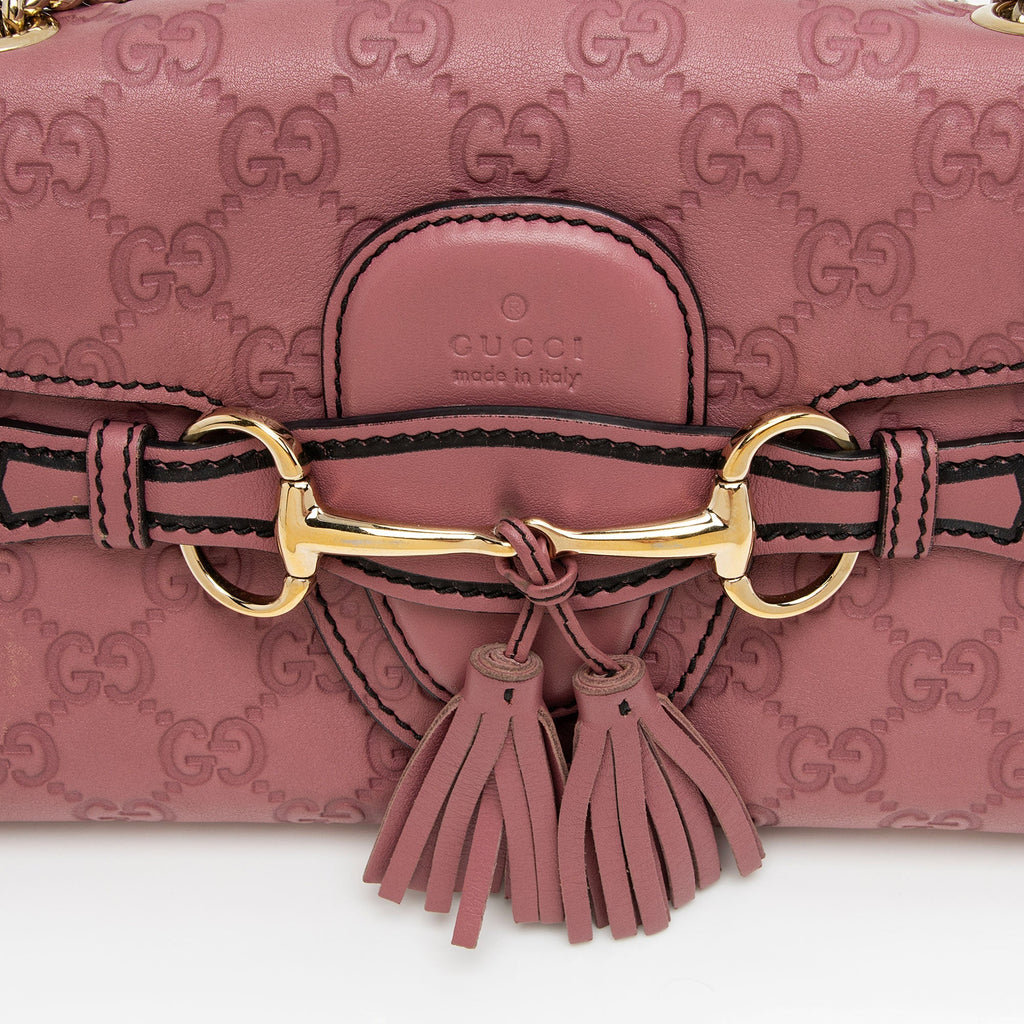 Gucci Guccissima Leather Emily Shoulder Bag