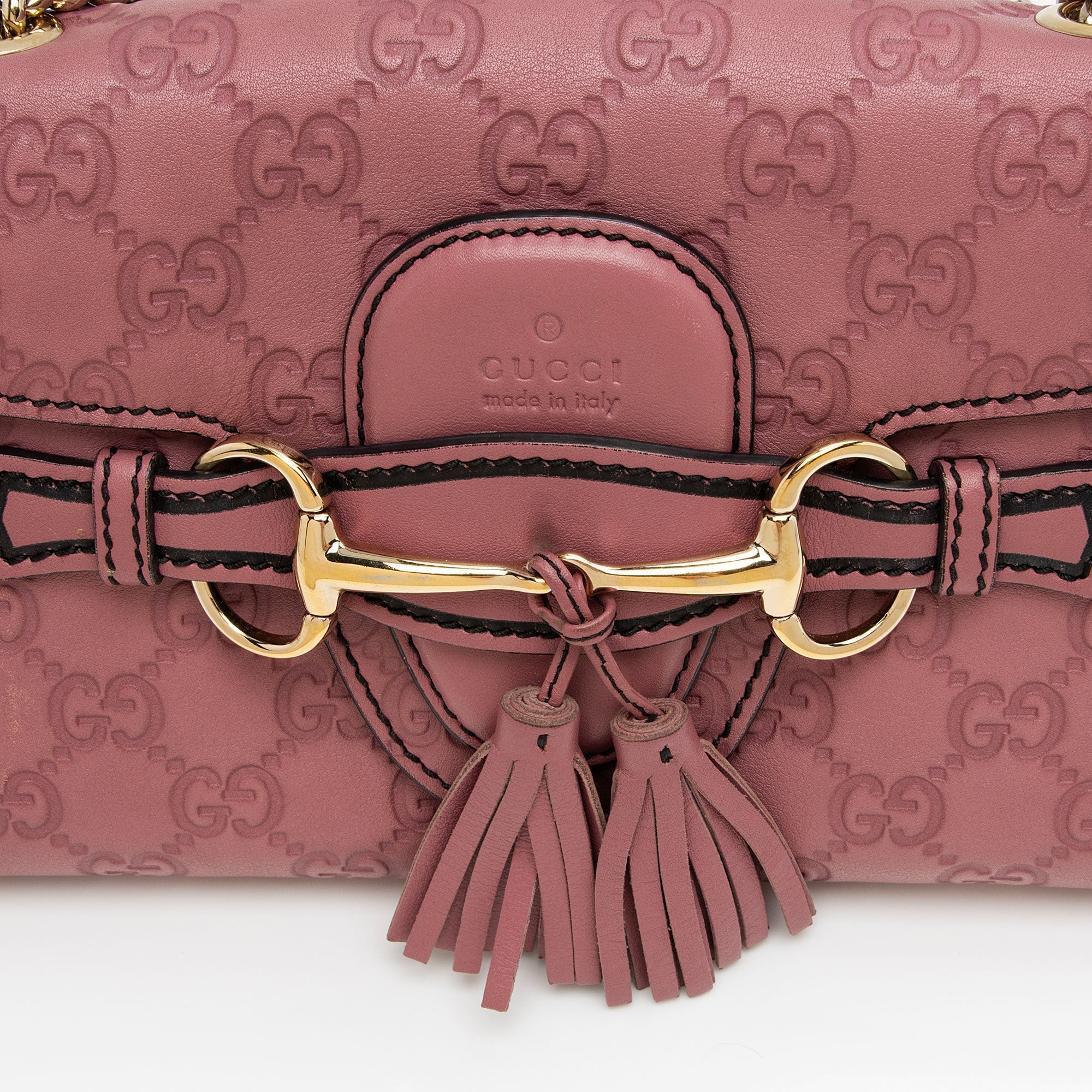 Gucci Guccissima Leather Emily Shoulder Bag
