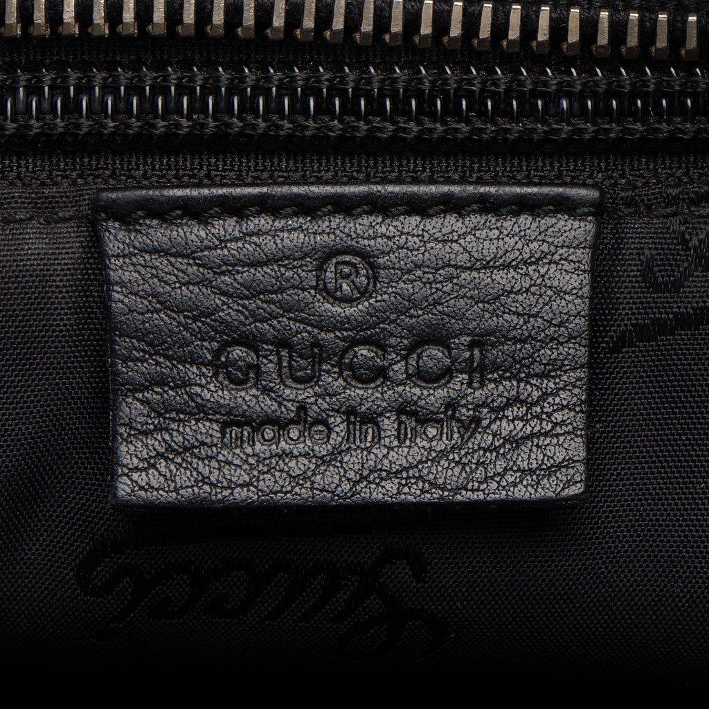 Gucci Guccissima Leather Flat Messenger (SHF-b6Jy3q)