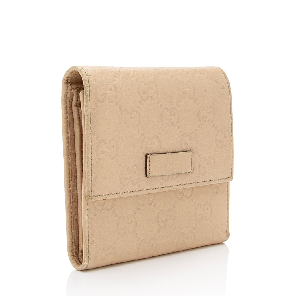 Gucci Guccissima Leather French  Wallet (SHF-yJv3Nt)