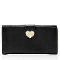 Gucci Guccissima Leather Heart Script ContinLBtal Wallet