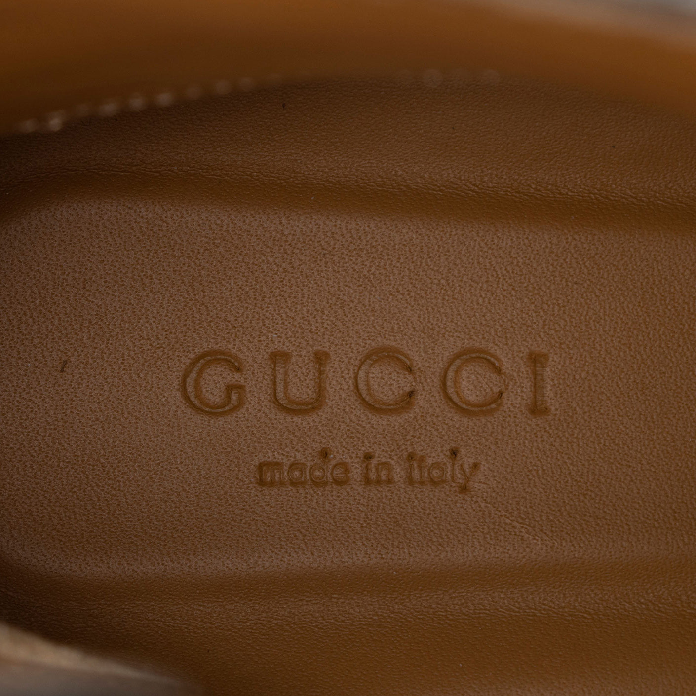 Gucci Guccissima Leather Horsebit Ankle Boots - Size 8 / 38
