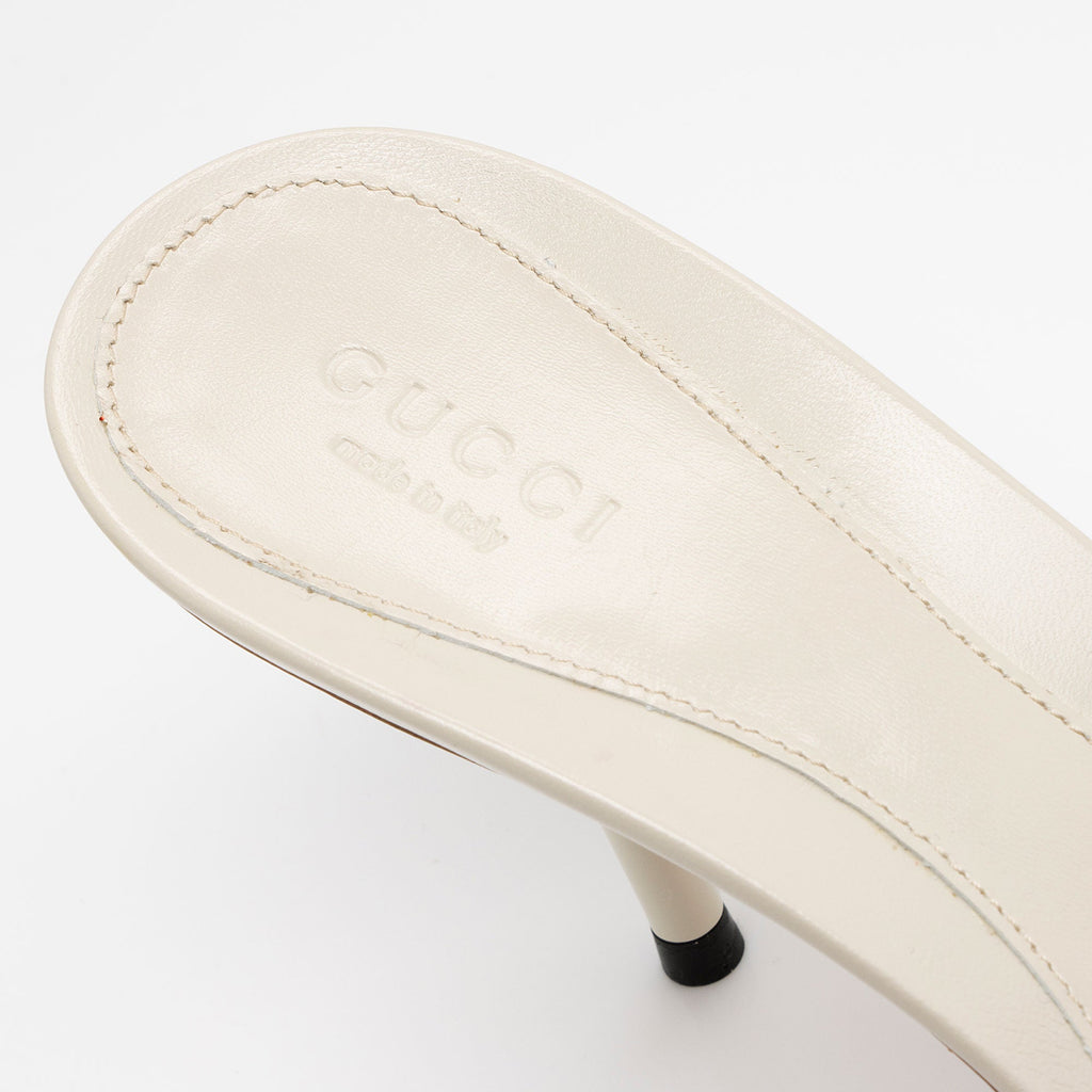 Gucci Guccissima Leather Horsebit Sandals - Size 8C / 38C (SHF-vcuFNE)