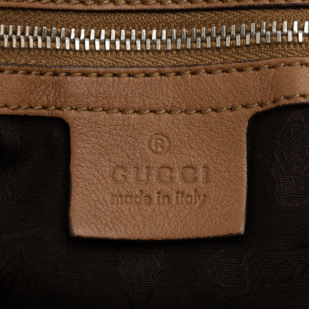 Gucci Guccissima Leather Icon Bit Hobo (SHF-j0CGTS)