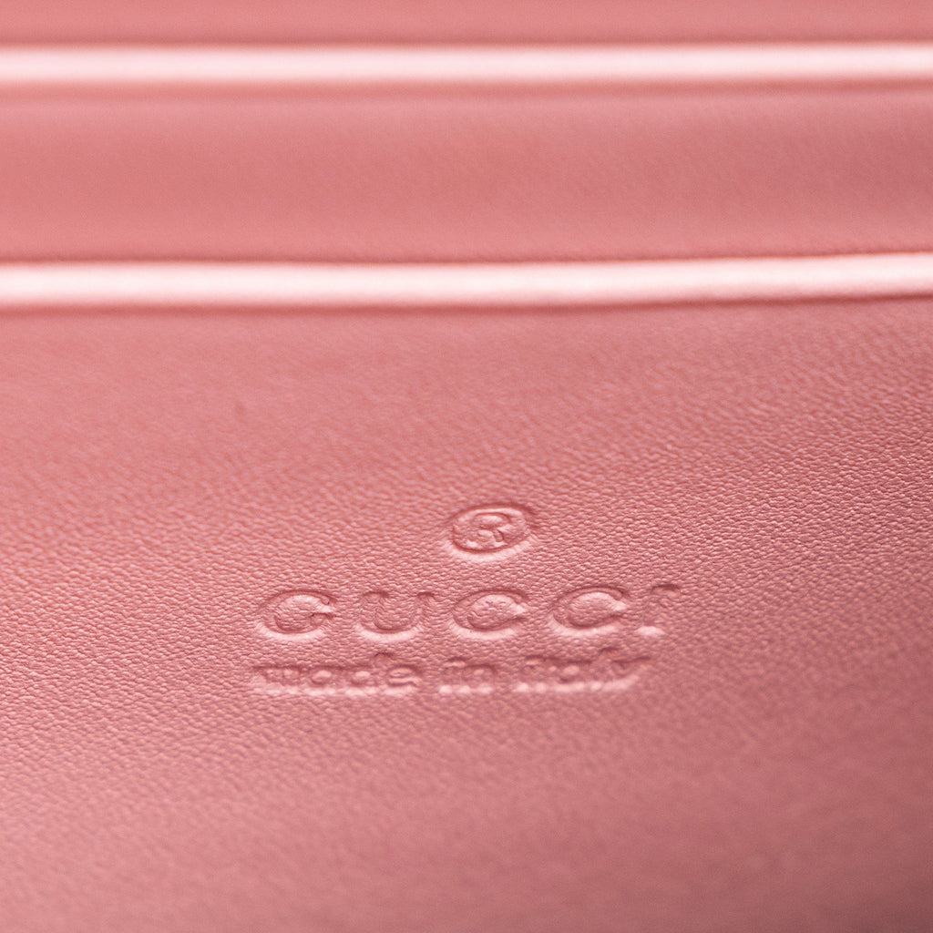 Gucci Guccissima Leather Icon Chain Wallet (SHF-cpfwyX)