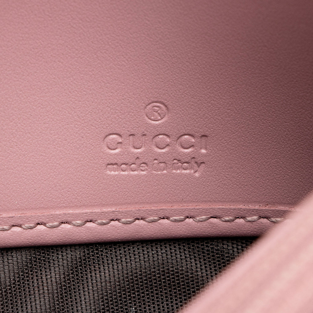 Gucci Guccissima Leather Interlocking G Continental Wallet