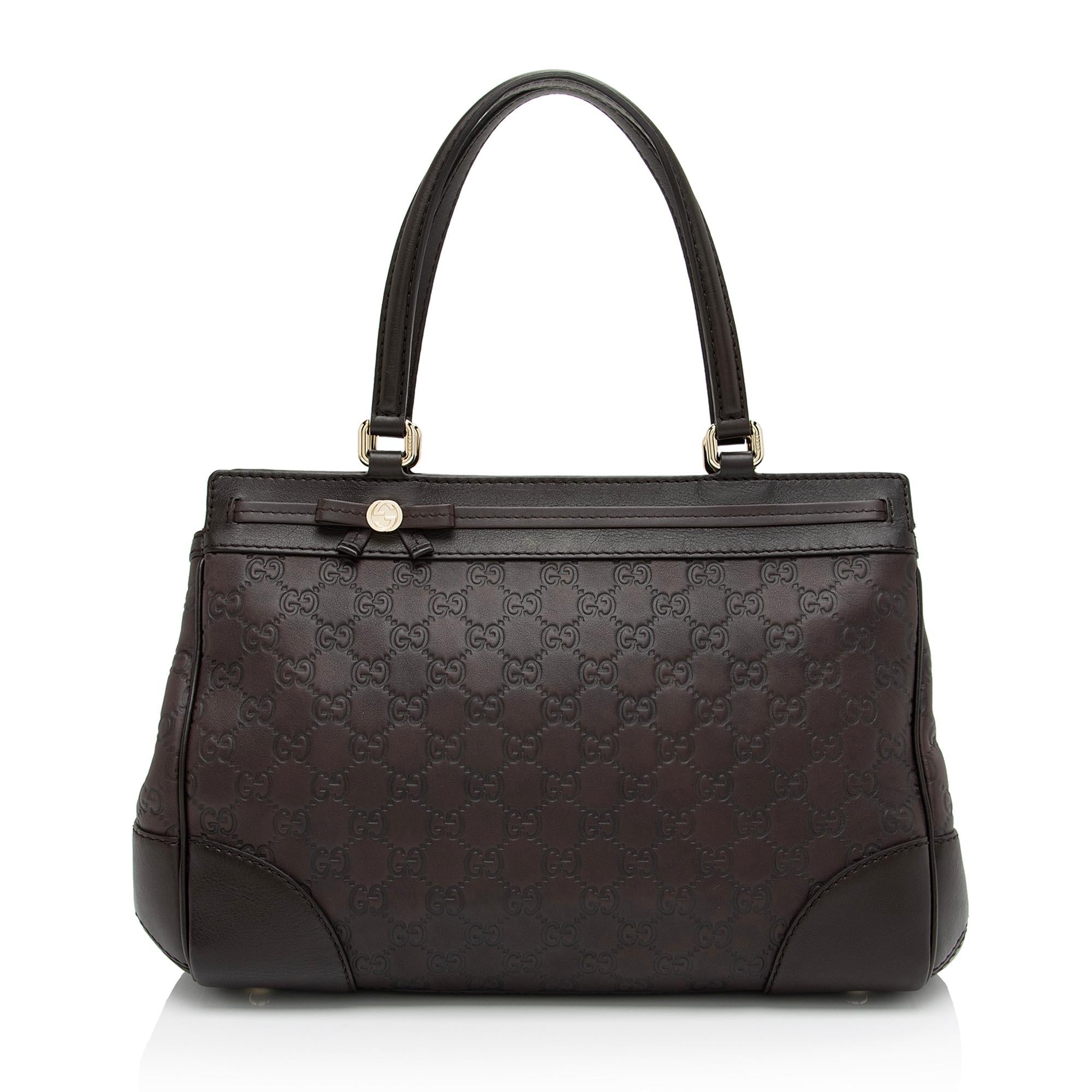 Gucci Guccissima Leather Mayfair Medium Tote (SHF-1JQxI7)