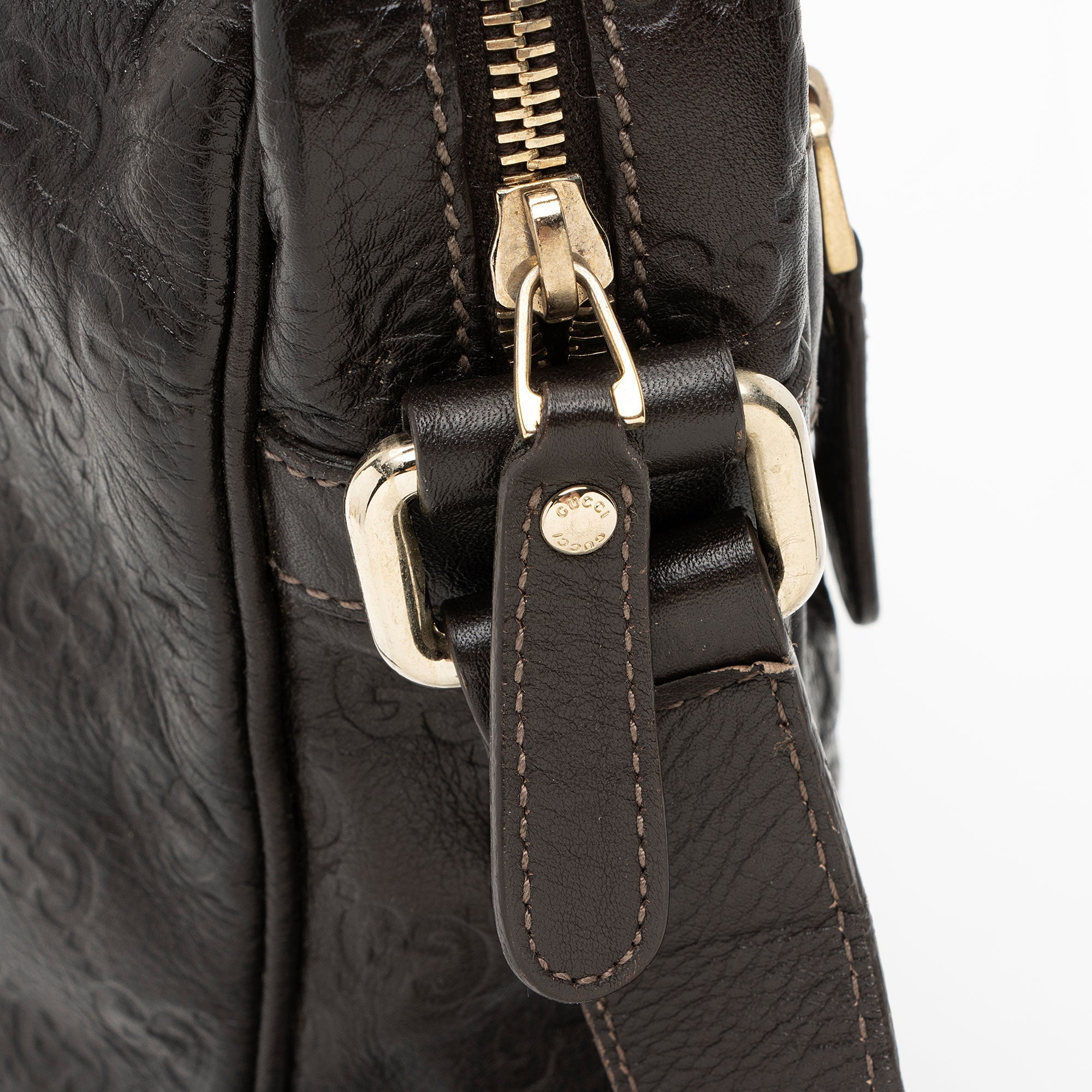 Gucci Guccissima Leather Medium Messenger (SHF-miYj5L)