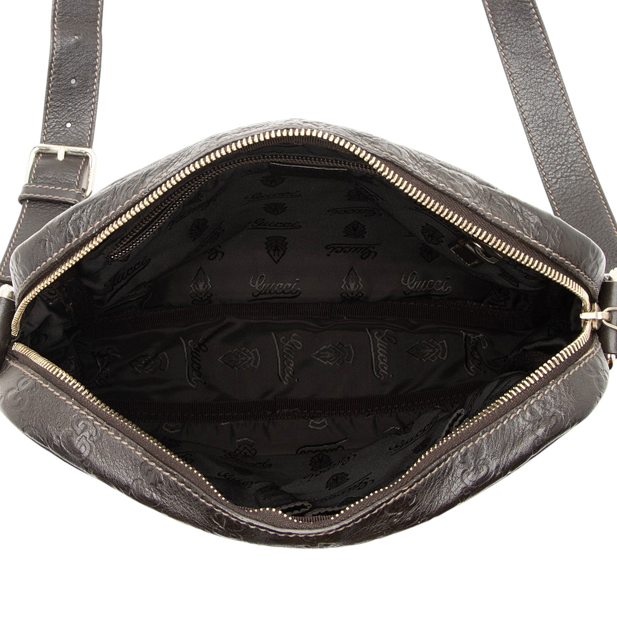 Gucci Guccissima Leather Medium Messenger (SHF-miYj5L)