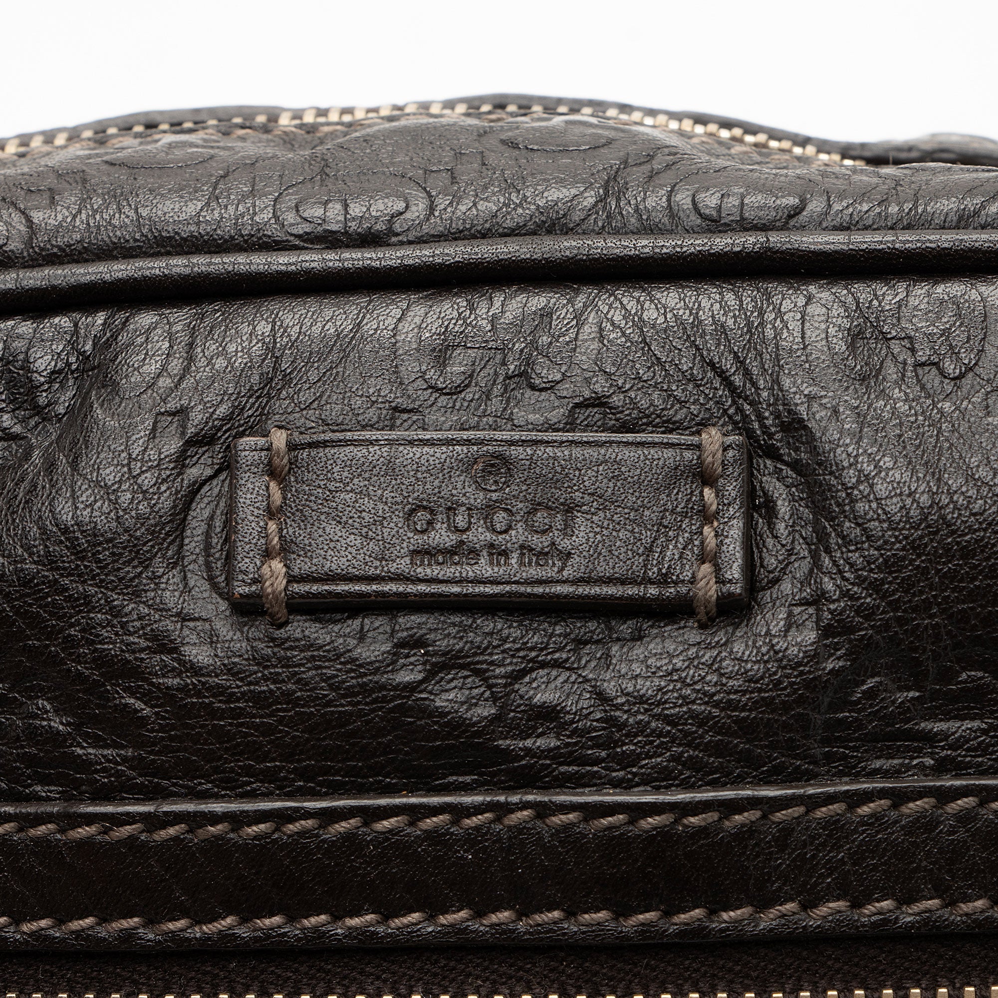 Gucci Guccissima Leather Medium Messenger (SHF-miYj5L)