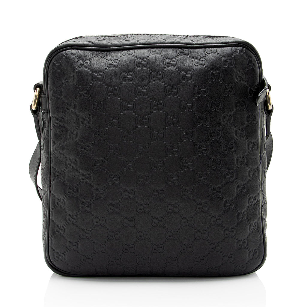 Gucci Guccissima Leather Messenger (SHF-poP2VB)
