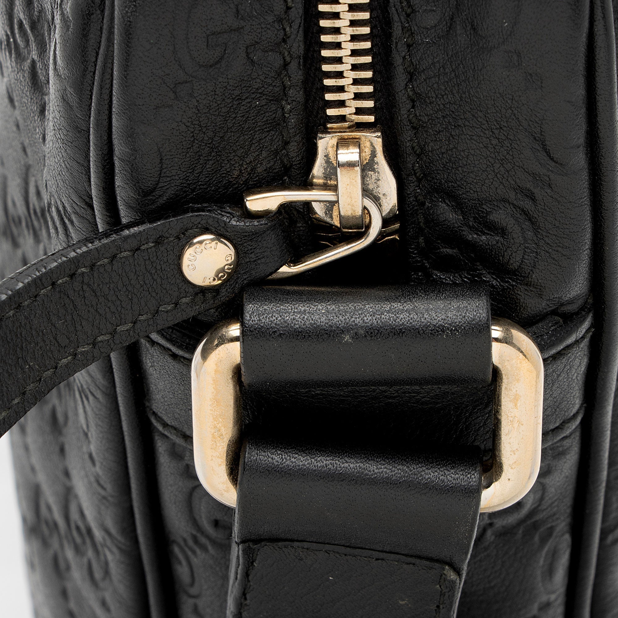 Gucci Guccissima Leather Messenger (SHF-poP2VB)