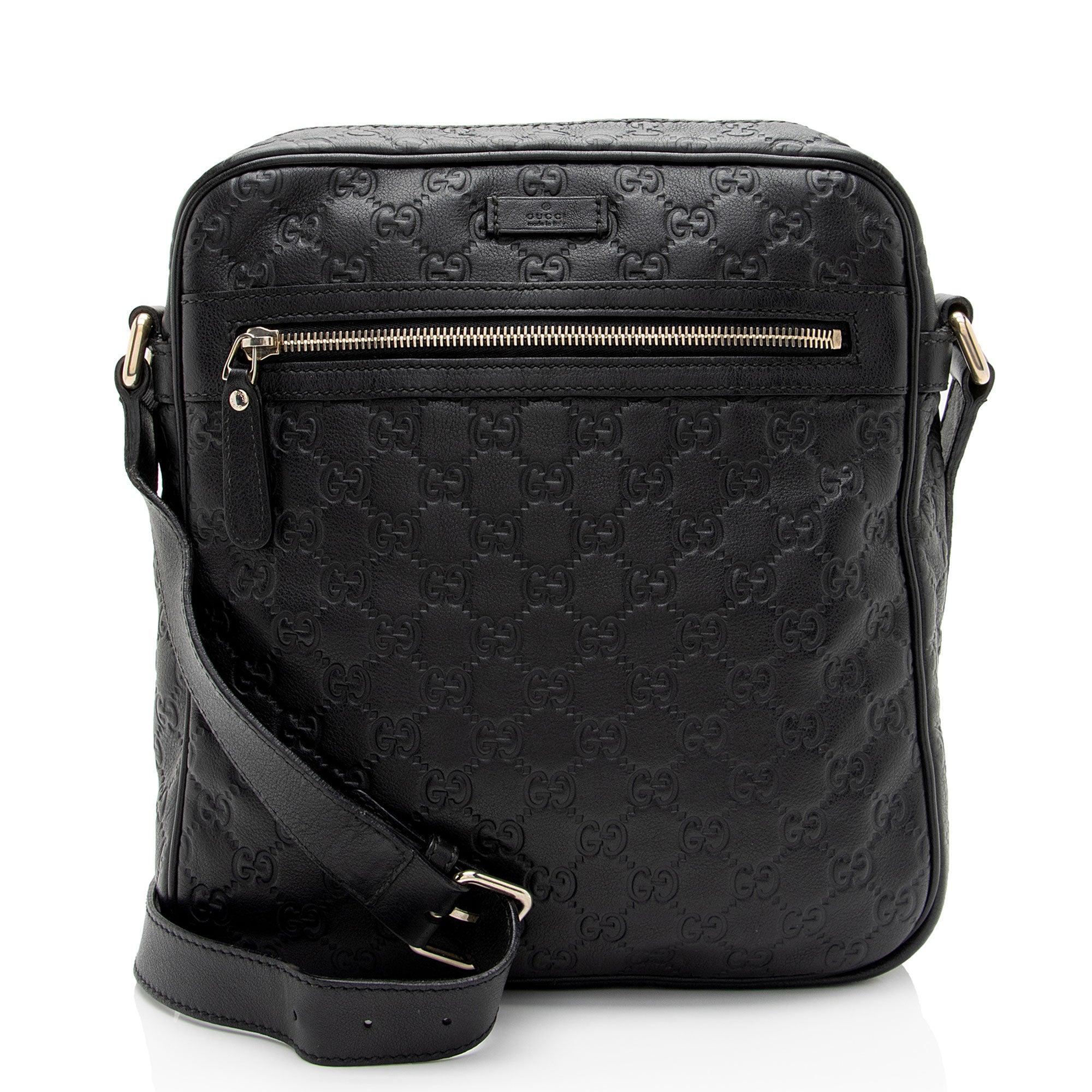 Gucci Guccissima Leather Messenger (SHF-poP2VB)