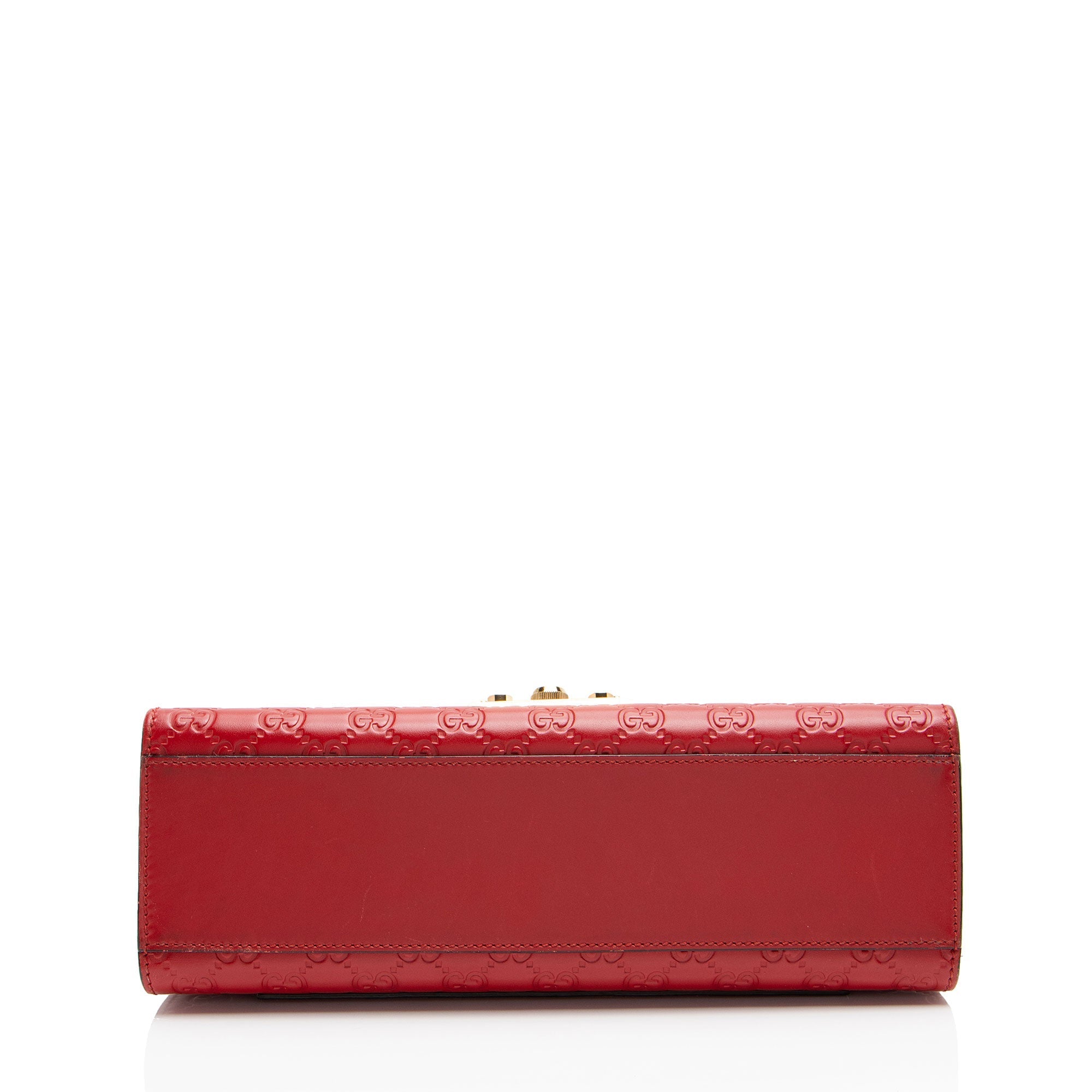 Gucci Guccissima Leather Padlock Medium Shoulder Bag (SHF-83LvCg)