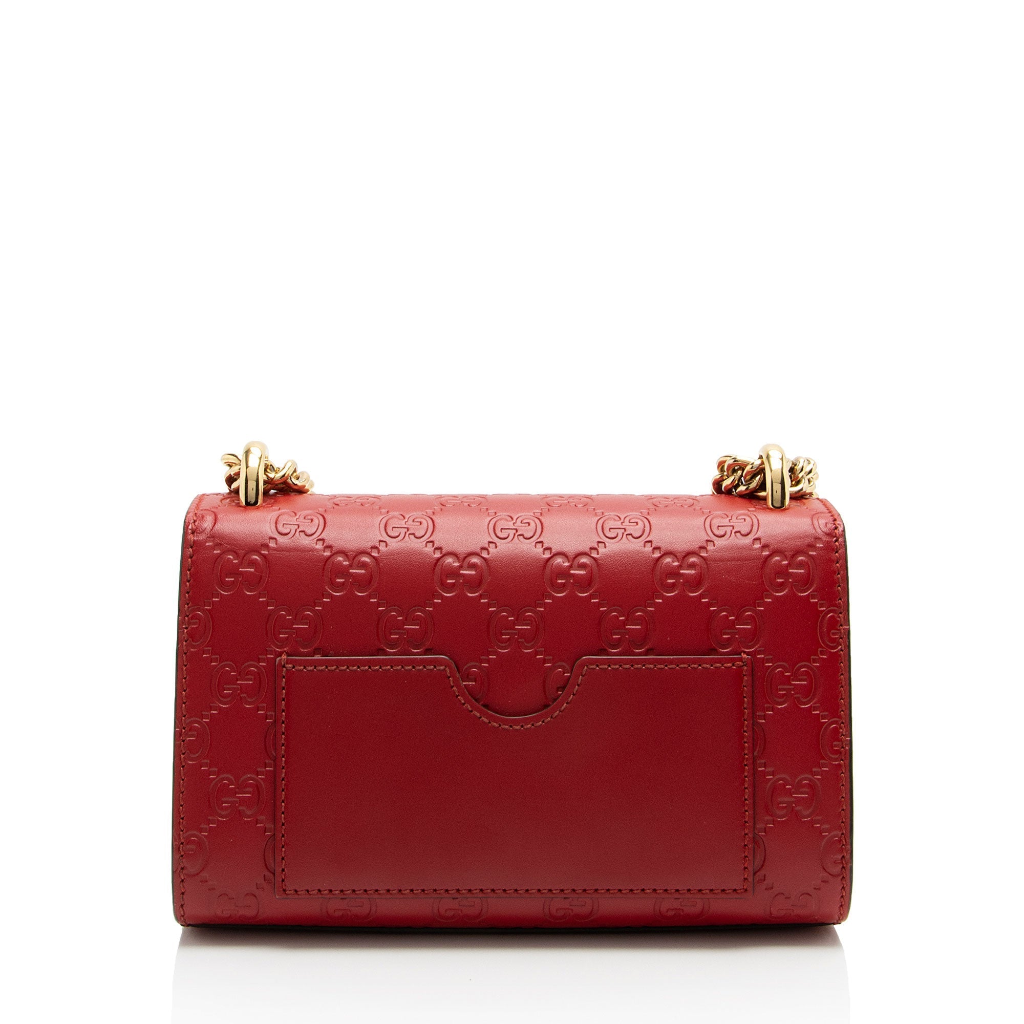 Gucci Guccissima Leather Padlock Small Shoulder Bag (SHF-SFYeCH)