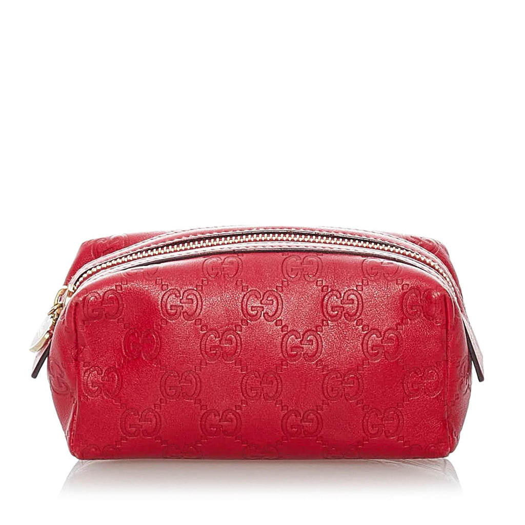 Gucci Guccissima Leather Pouch (SHG-30903)