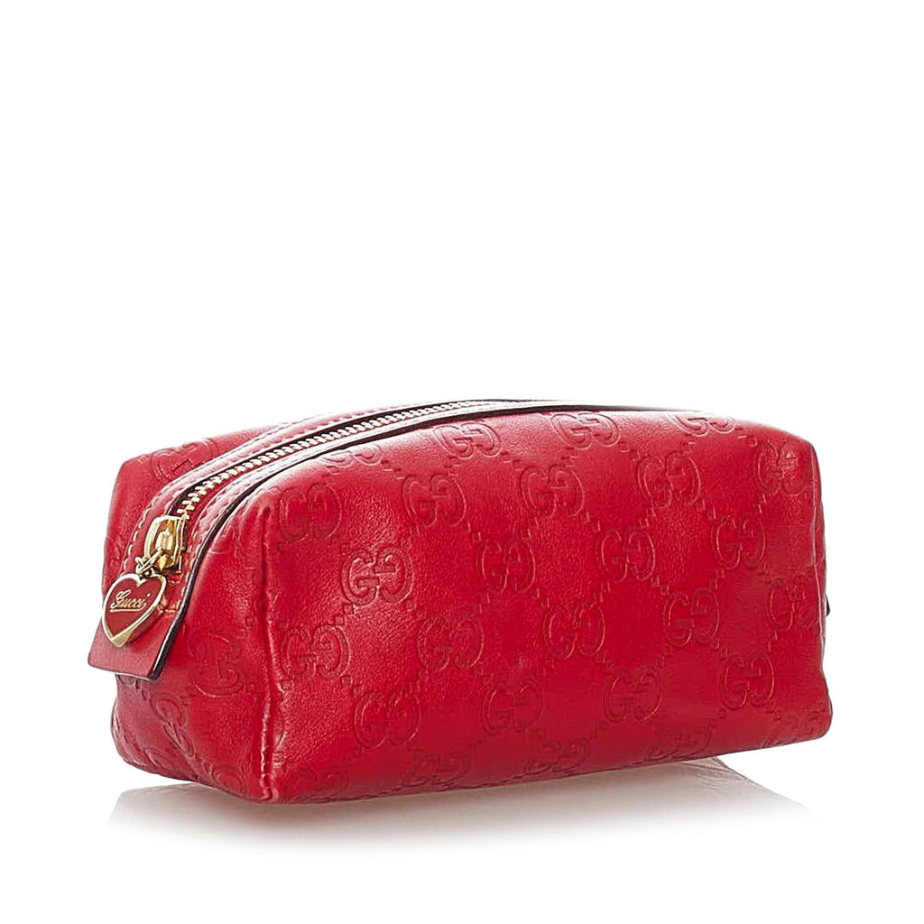 Gucci Guccissima Leather Pouch (SHG-30903)