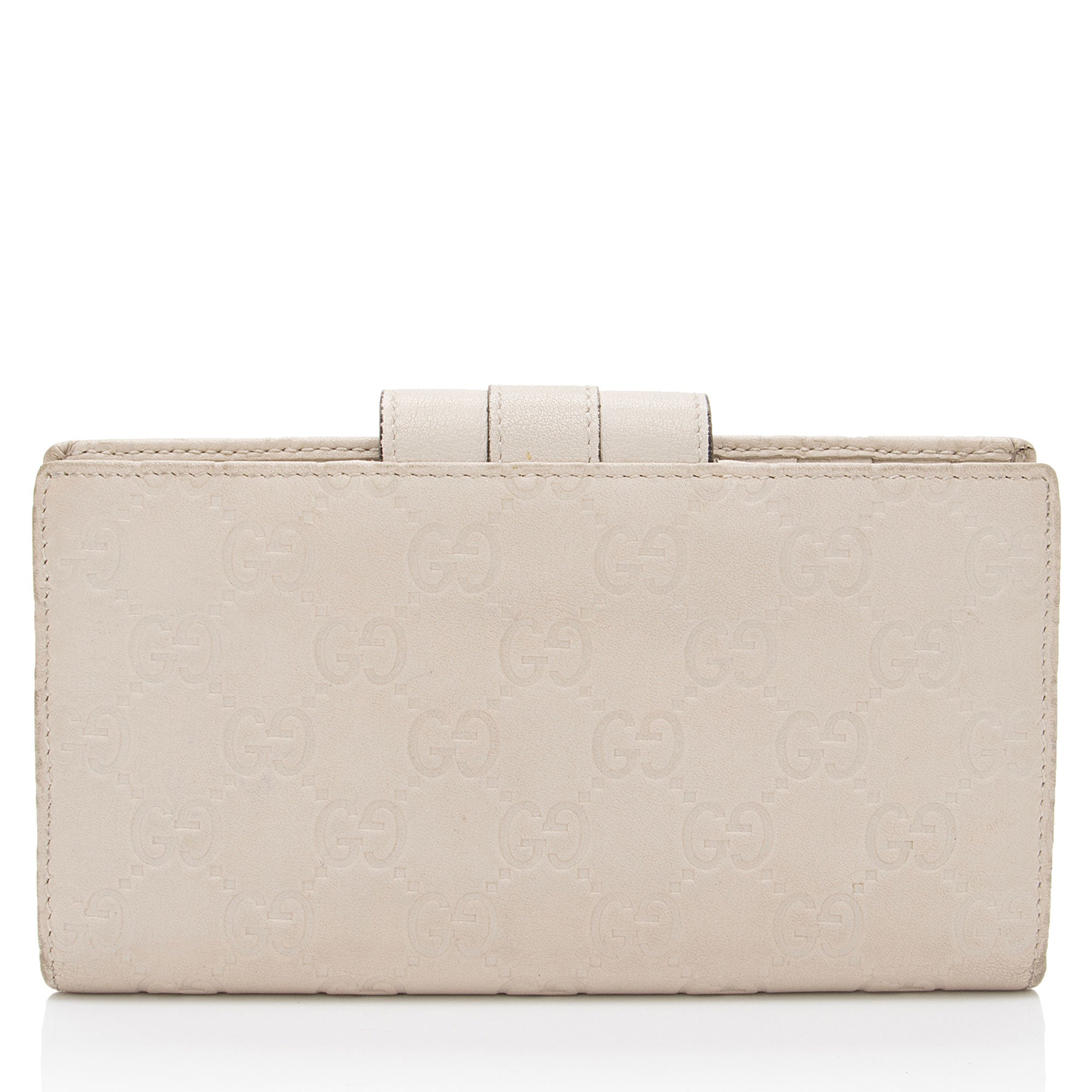 Gucci Guccissima Leather Script Wallet