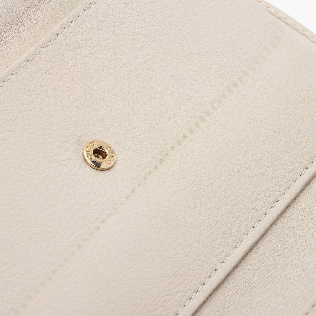 Gucci Guccissima Leather Script Wallet