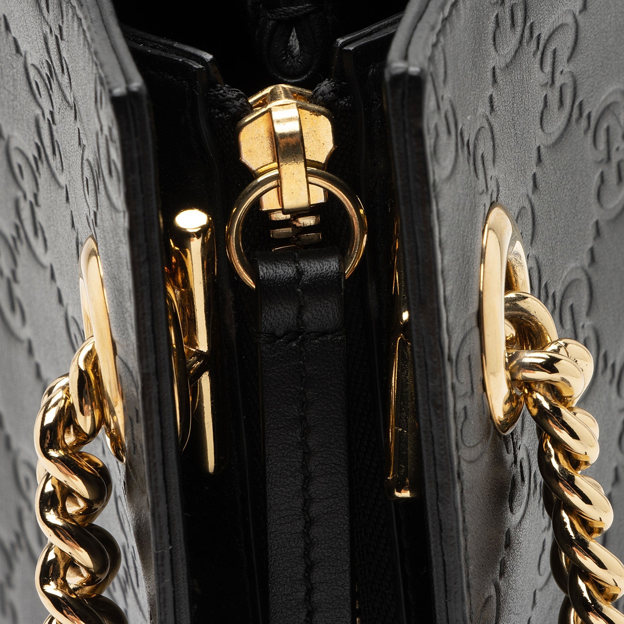 Gucci Guccissima Leather Signature Large Tote