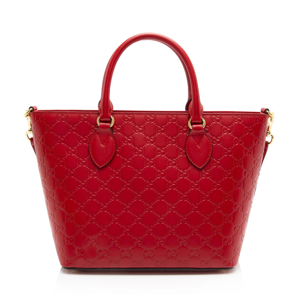 Gucci Guccissima Leather Signature Medium Tote (SHF-yGmr7n)
