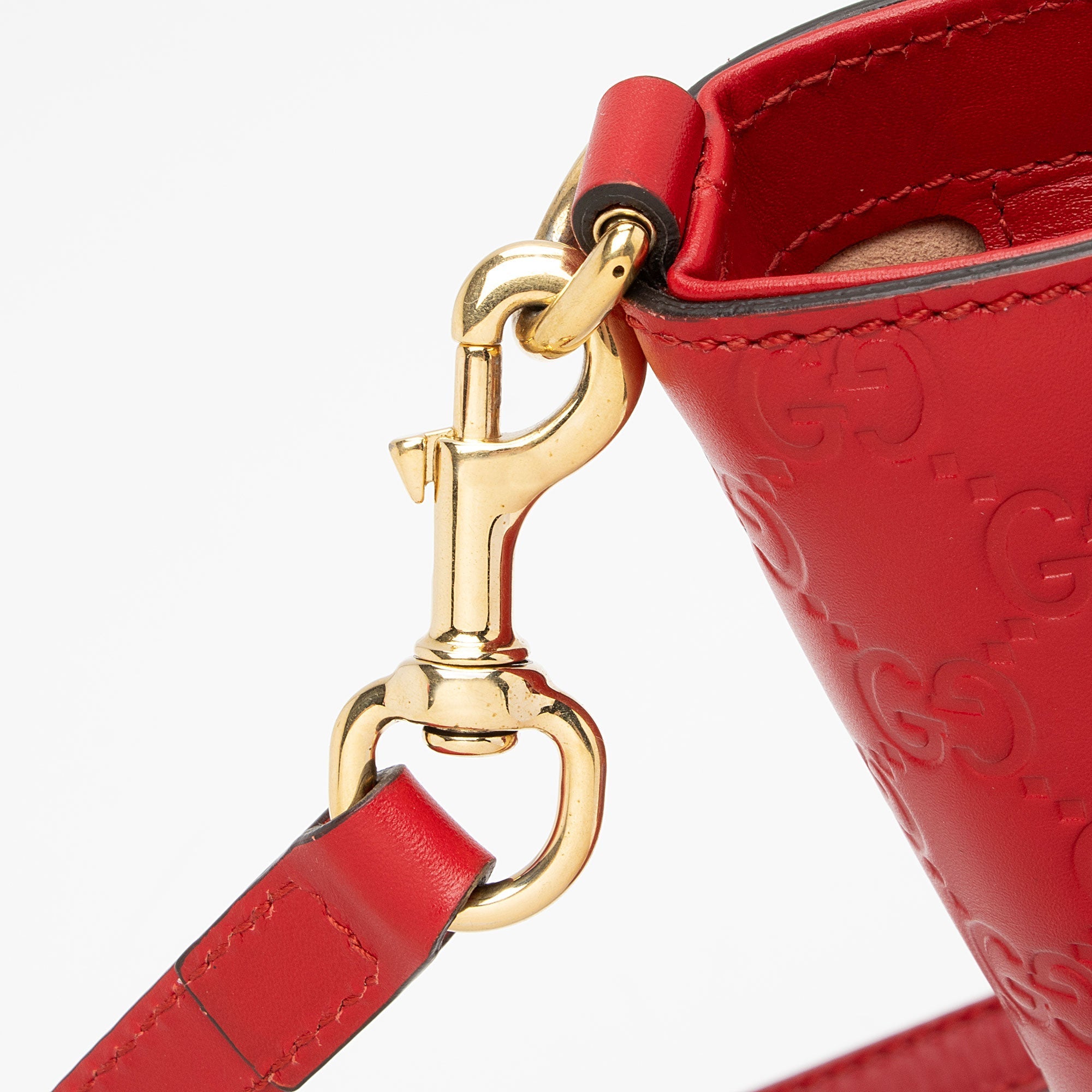 Gucci Guccissima Leather Signature Medium Tote (SHF-yGmr7n)