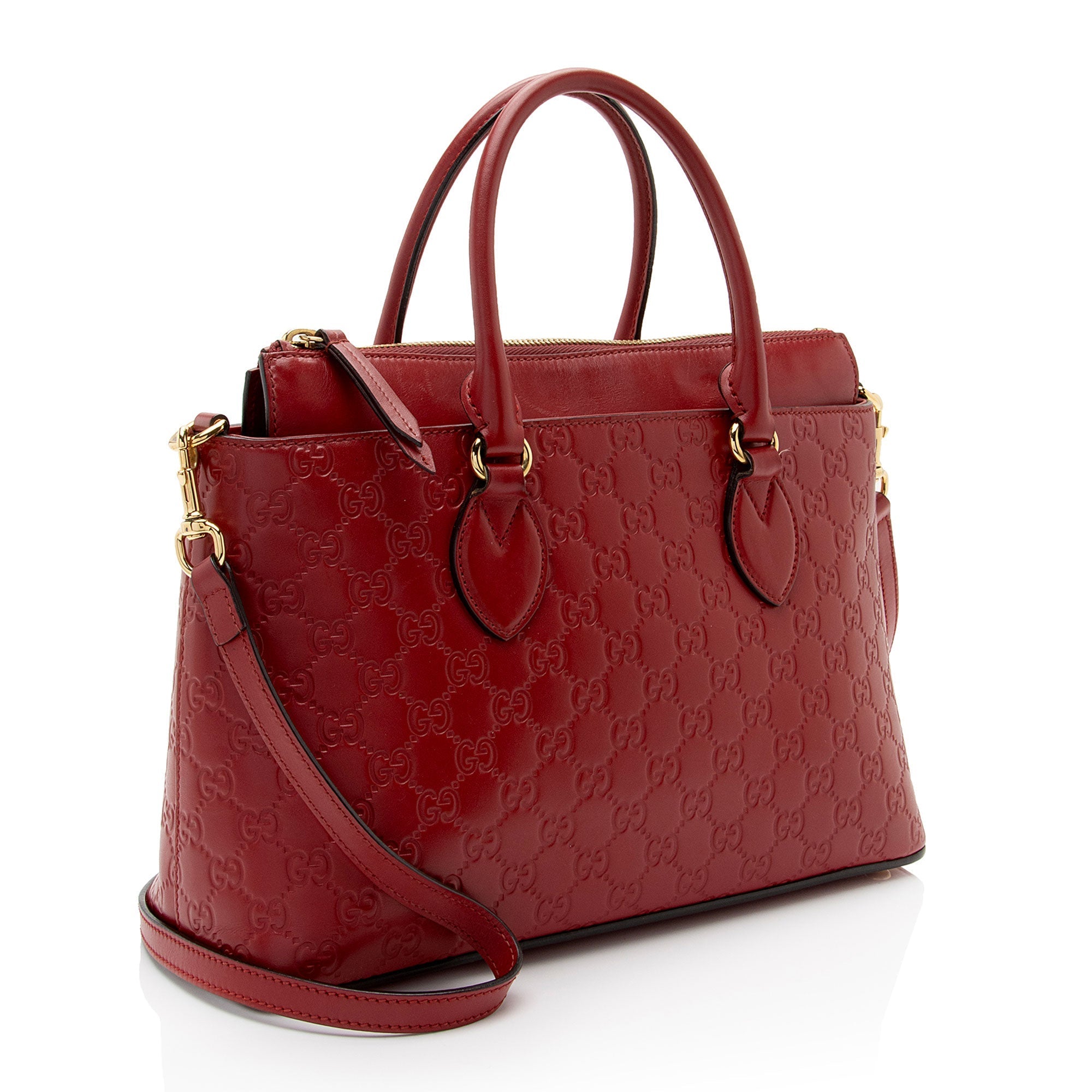 Gucci Guccissima Leather Small Tote (SHF-6jfM9Q)