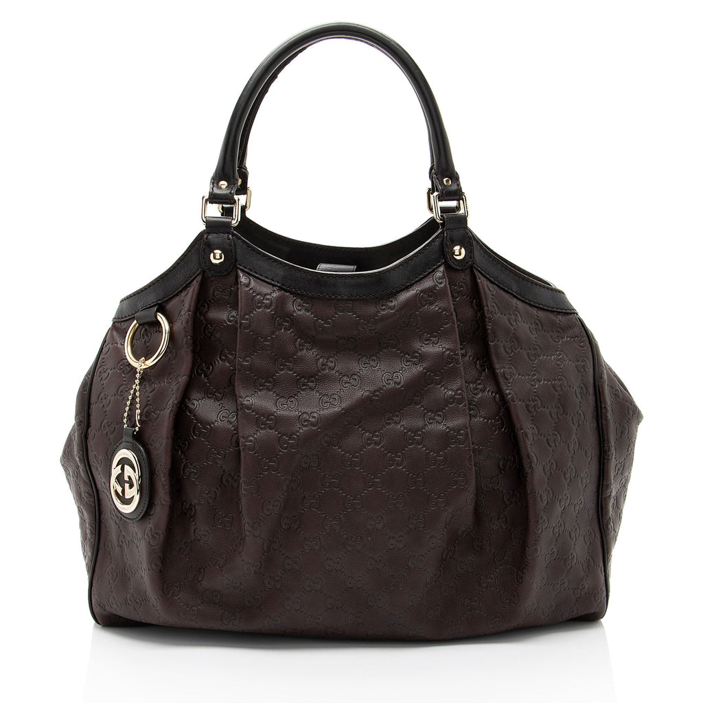 Gucci Guccissima Leather Sukey Large Tote