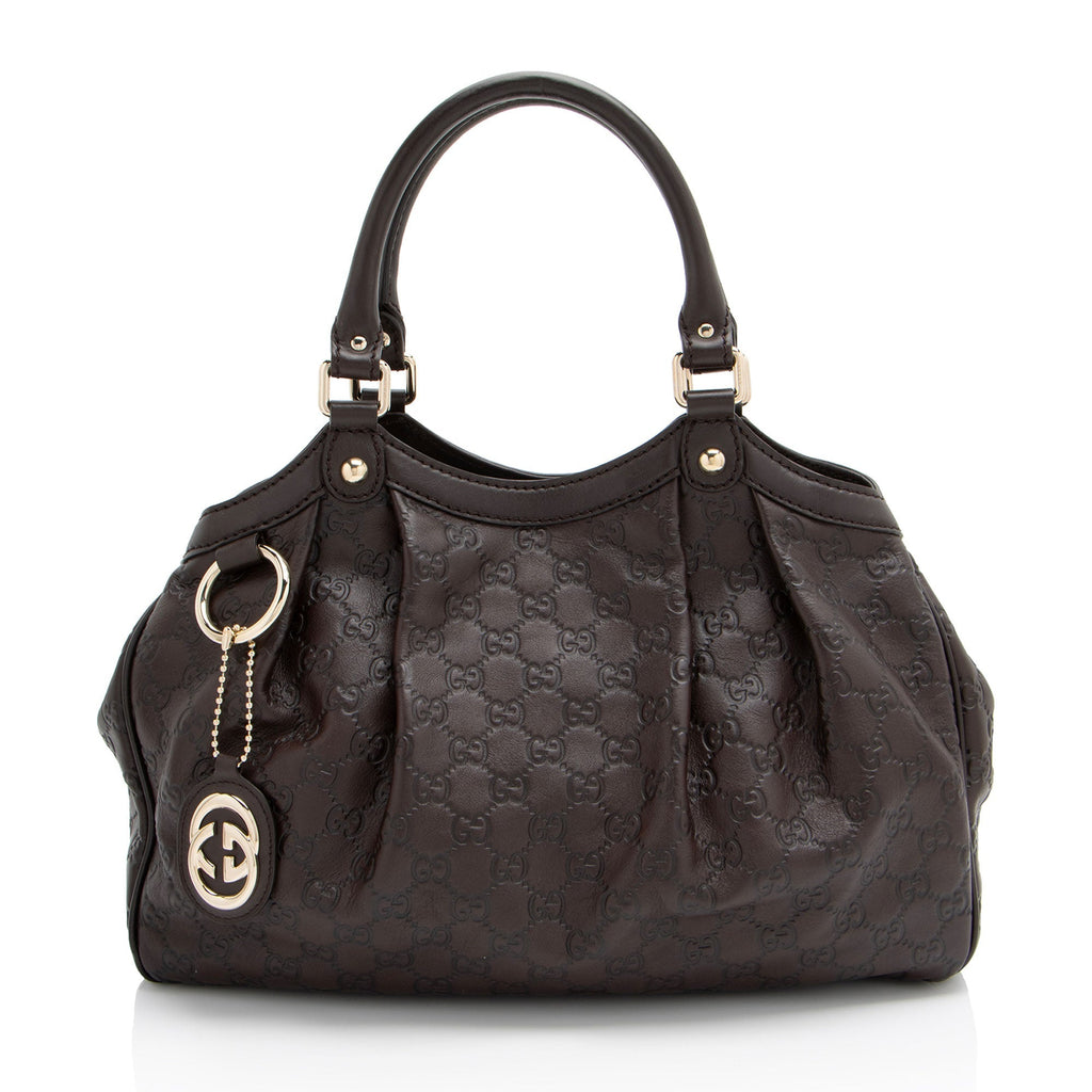 Gucci Guccissima Leather Sukey Medium Tote (SHF-IQNDES)