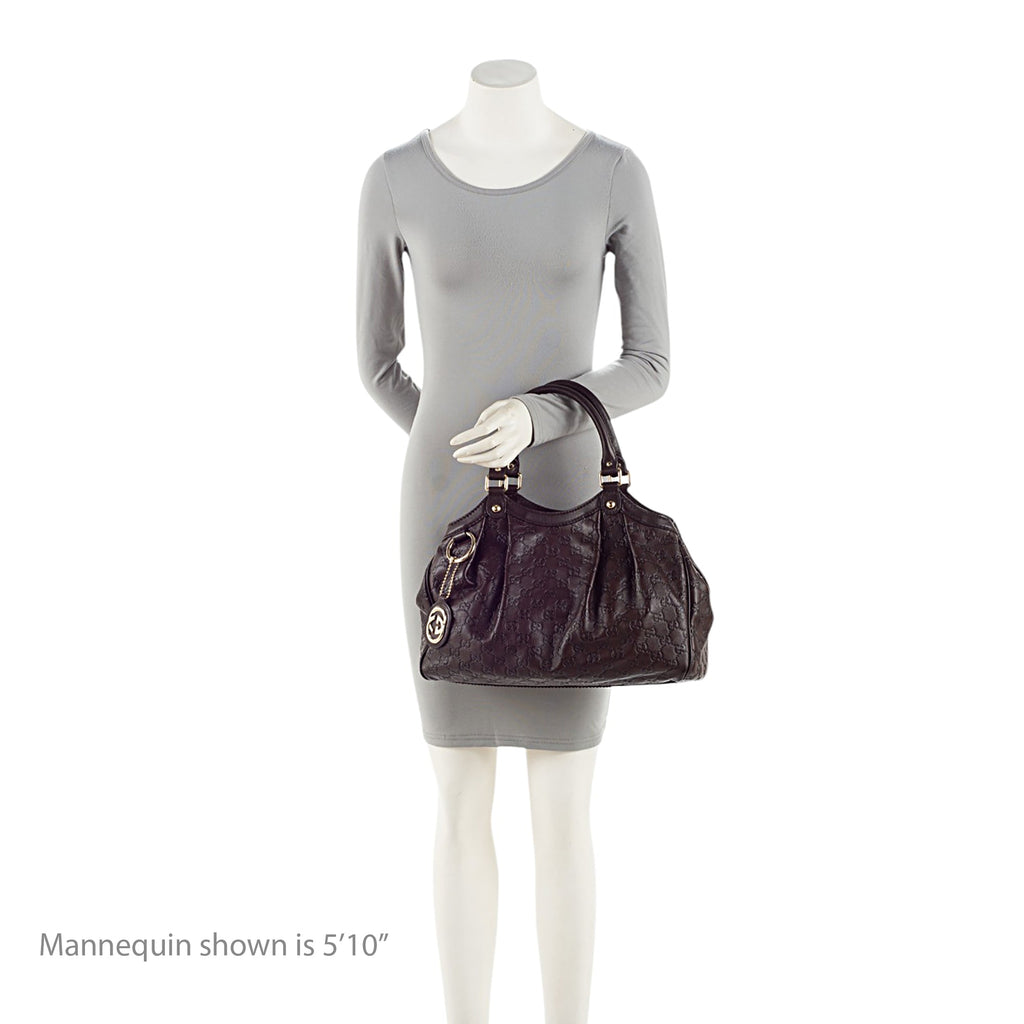 Gucci Guccissima Leather Sukey Medium Tote (SHF-IQNDES)