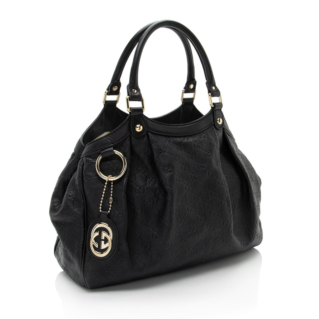 Gucci Guccissima Leather Sukey Medium Tote