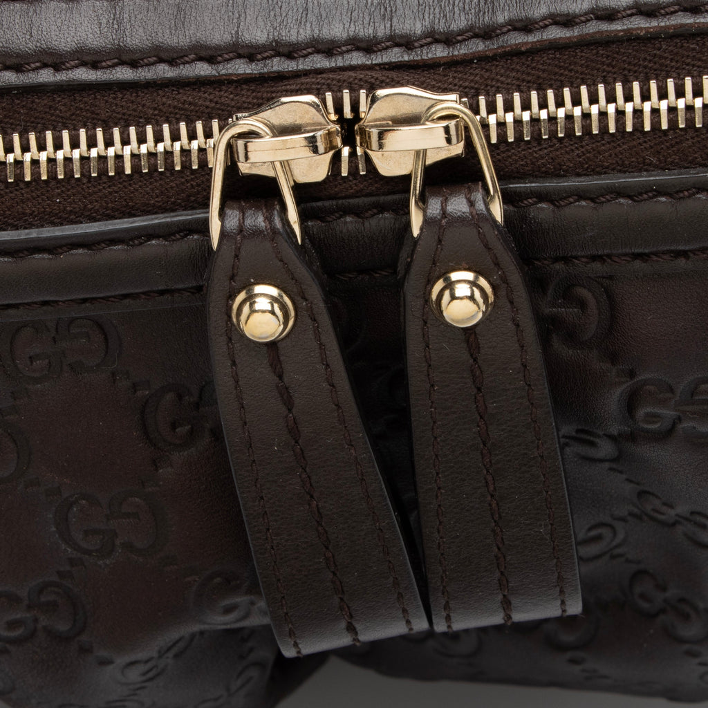 Gucci Guccissima Leather Sukey Top Handle Large Satchel (SHF-23263)