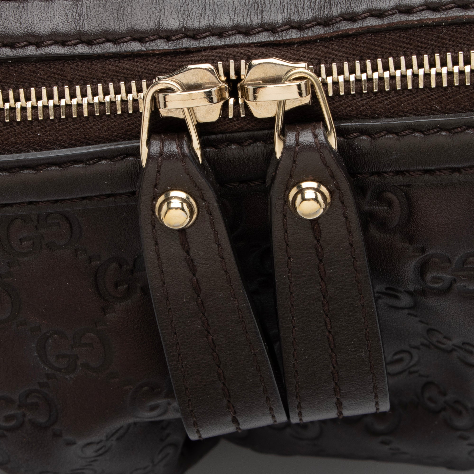 Gucci Guccissima Leather Sukey Top Handle Large Satchel (SHF-23263)