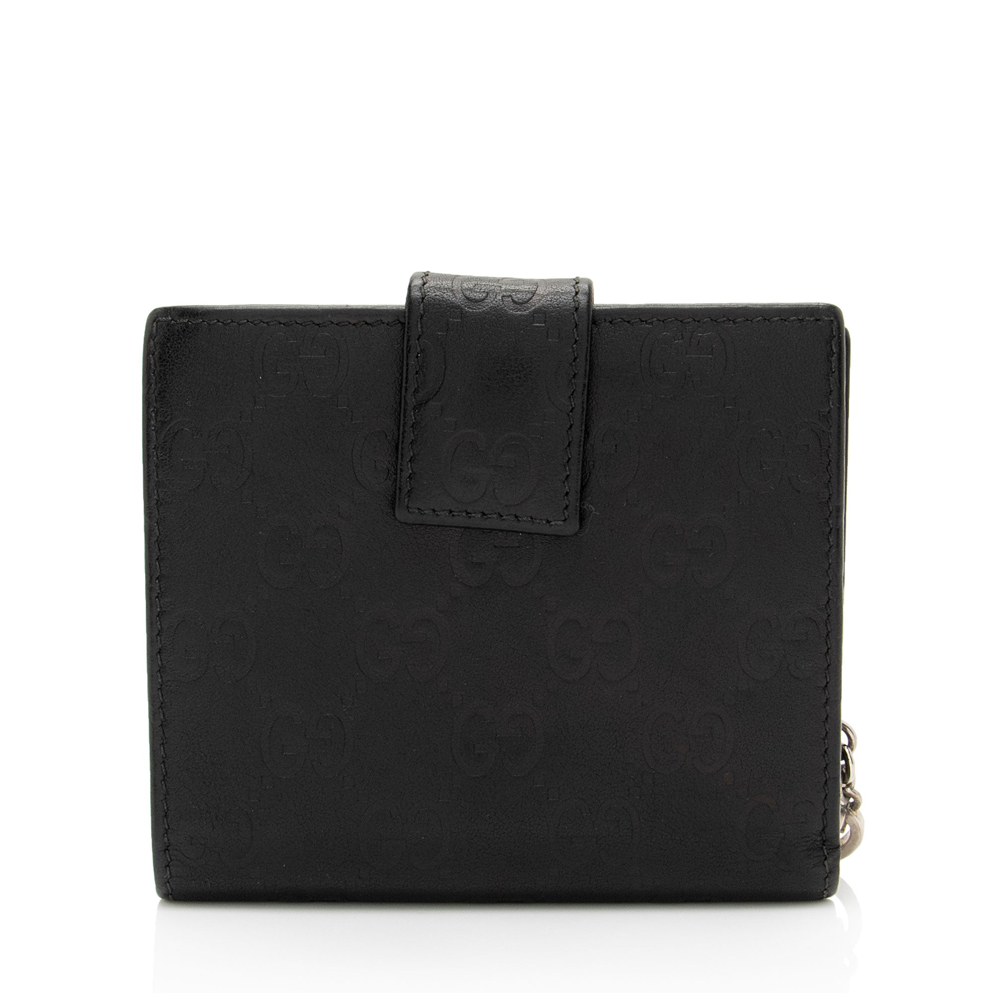 Gucci Guccissima Leather Twins French Wallet (SHF-cSvfdL)