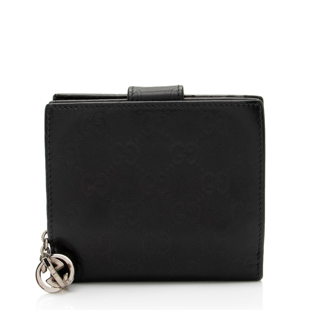 Gucci Guccissima Leather Twins French Wallet (SHF-cSvfdL)