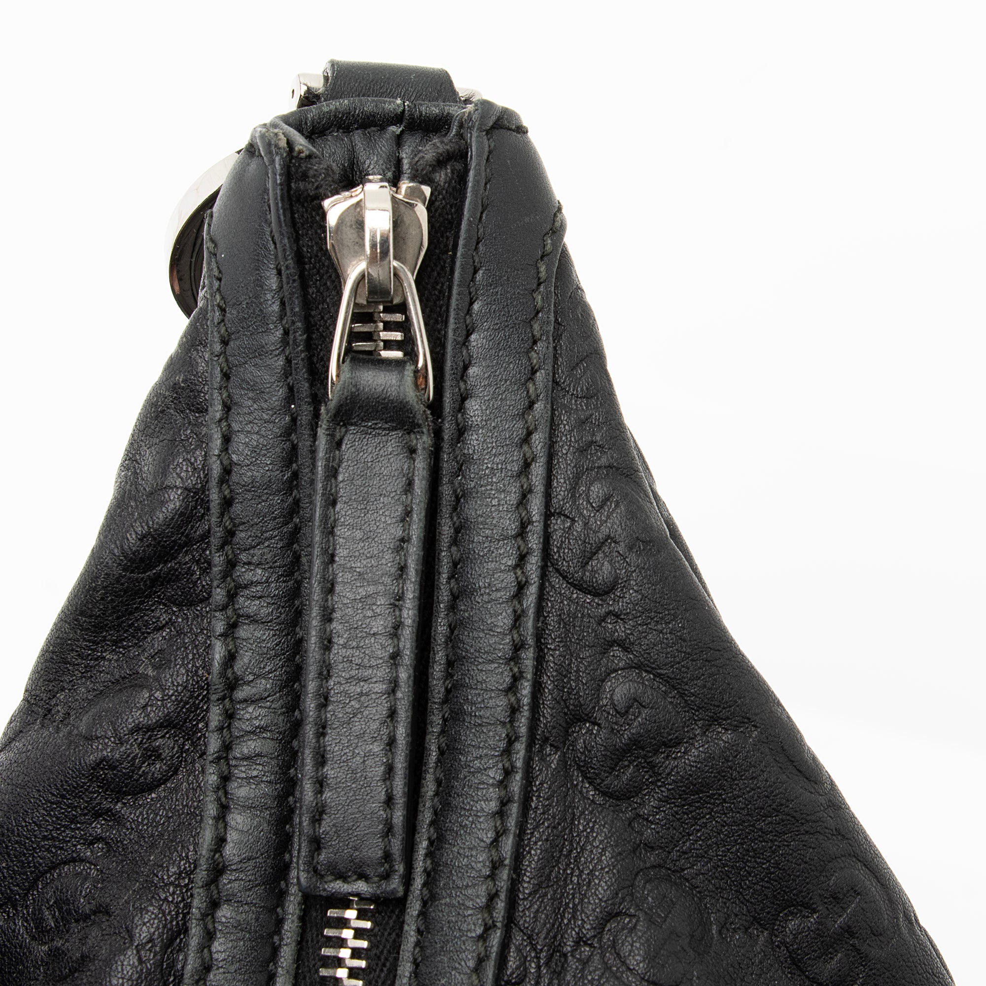 Gucci Guccissima Leather Twins Medium Hobo (SHF-23161)